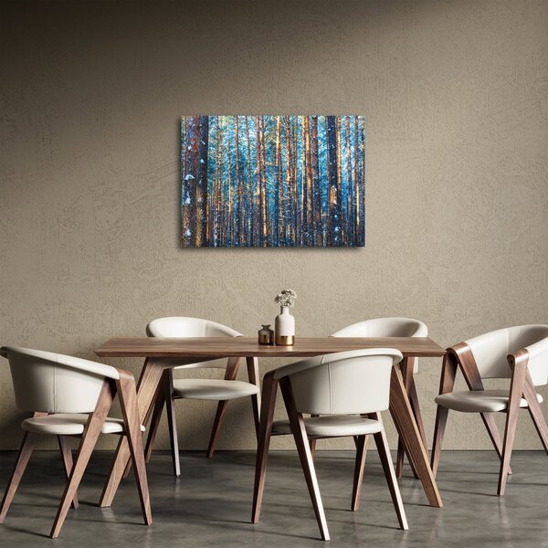 Kép - téli erdő (70x50 cm)