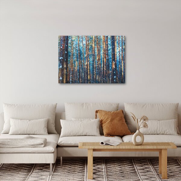 Kép - téli erdő (70x50 cm)