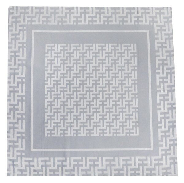 Gobelin asztalterítő Glamour szürke 90x90 cm Chenille IT105