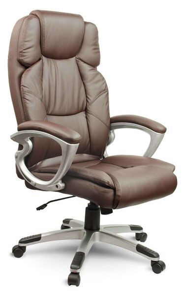 Bőr irodai fotel eg-227 barna