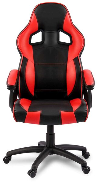 Sofotel Surmo Gamerszék, állítható ülésmagasság, 128x70cm - Fekete, Piros