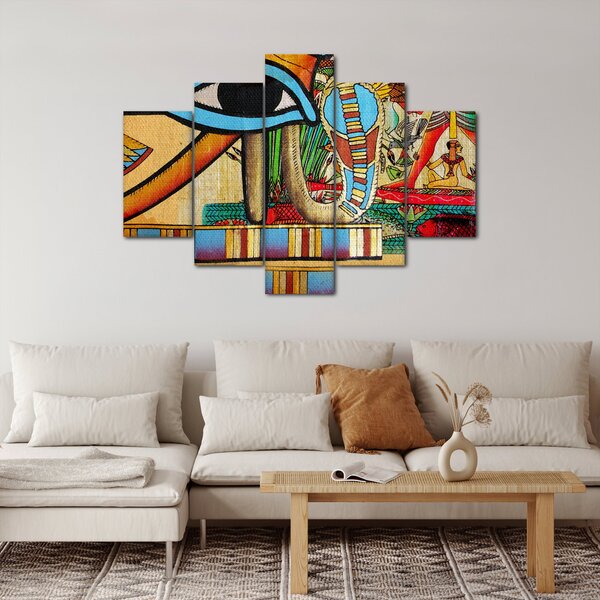 Egyiptomi motívumú kép (150x105 cm)
