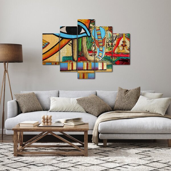 Egyiptomi motívumú kép (150x105 cm)