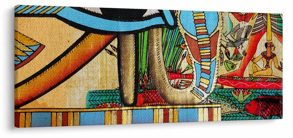 Egyiptomi motívumú kép (120x50 cm)