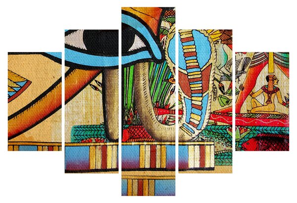 Egyiptomi motívumú kép (150x105 cm)