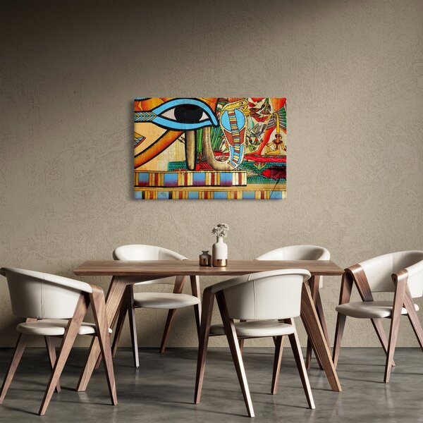 Egyiptomi motívumú kép (90x60 cm)