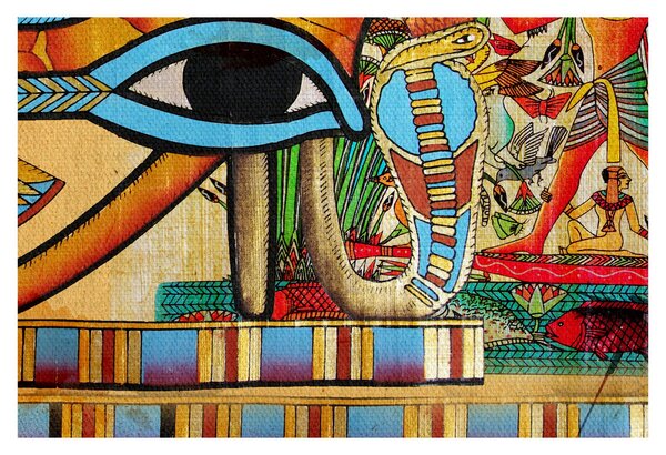 Egyiptomi motívumú kép (90x60 cm)