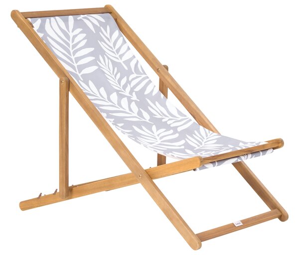 Kétdarabos csere nyugágyhuzat szett ANZIO/AVELLINO 113 x 44 cm Szürke