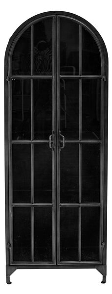 Fekete fém tálalószekrény 56,5x152,5 cm Papole – Bloomingville