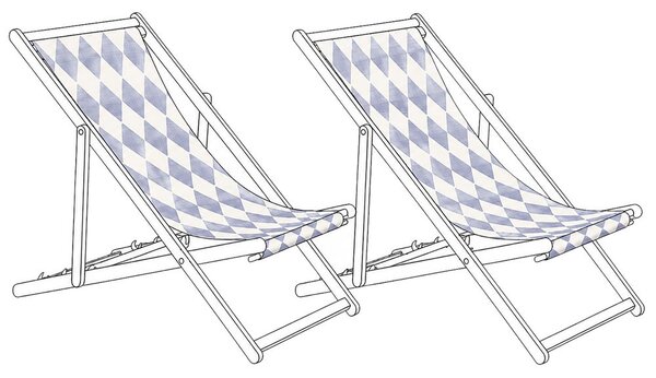 Kétdarabos csere nyugágyhuzat szett ANZIO/AVELLINO 113 x 44 cm Szürke