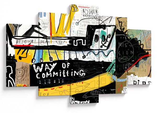 Festmény - Graffiti (150x105 cm)