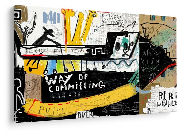 Festmény - Graffiti (90x60 cm)