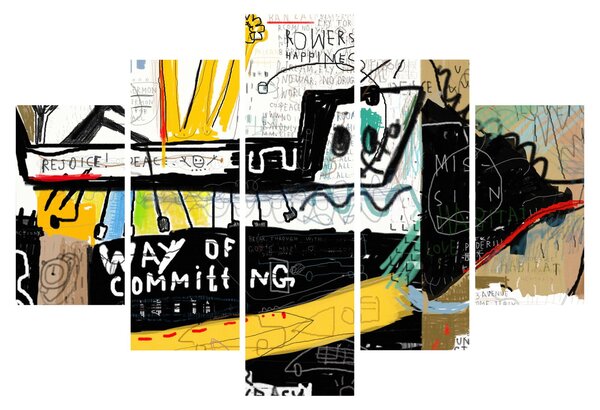 Festmény - Graffiti (150x105 cm)