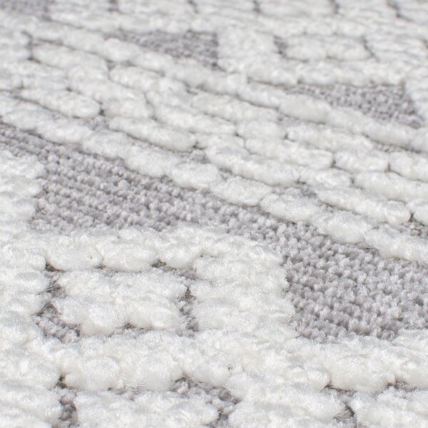 Szürke mosható zsenília szőnyeg 80x160 cm Jhansi – Flair Rugs