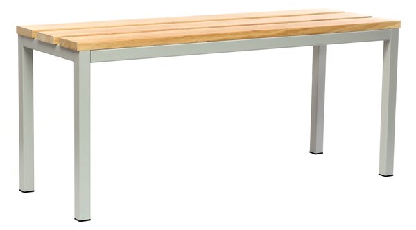 Öltöző pad 100 x 35 x 45 cm, szürke - RAL 7035