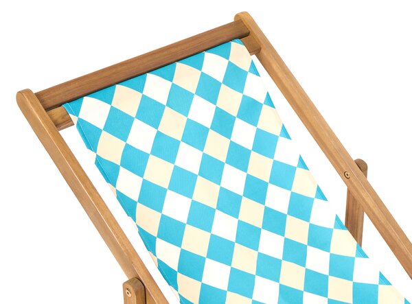 Kétdarabos csere nyugágyhuzat szett ANZIO/AVELLINO 113 x 44 cm Kék
