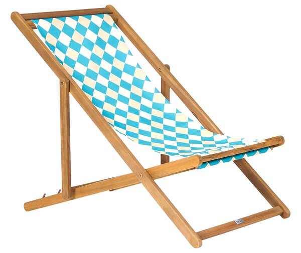 Kétdarabos csere nyugágyhuzat szett ANZIO/AVELLINO 113 x 44 cm Kék