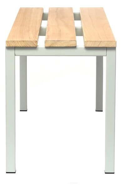 Öltöző pad 100 x 35 x 45 cm, szürke - RAL 7035