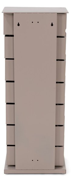 Szürkésbarna fém komód 37x99x26 cm Joey – Spinder Design