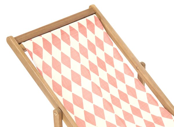 Kétdarabos csere nyugágyhuzat szett ANZIO/AVELLINO 113 x 44 cm Világospiros