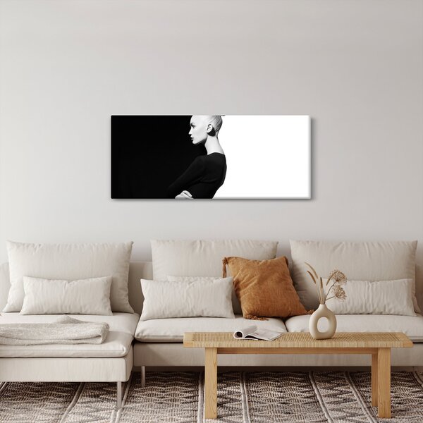 Kép - Nő à la yin and yang (120x50 cm)