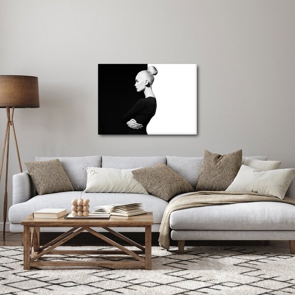 Kép - Nő à la yin and yang (70x50 cm)