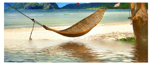 Kép - Relaxálás a tengerparton (120x50 cm)