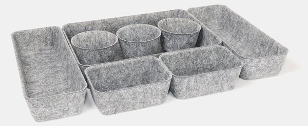 Sinsay - Tároló 8 pack - sötétszürke