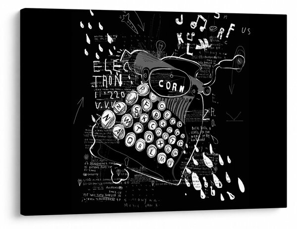 Kép - Rajz Banksy stílusában (70x50 cm)