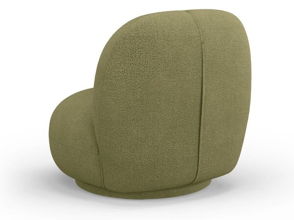 Zöld buklé fotel Chuck – Micadoni Home
