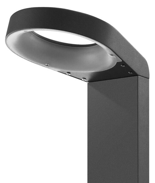 Lucande Modern LED-es útvilágítás Jarka, Alu / szürke / cink, Alumínium, Modern