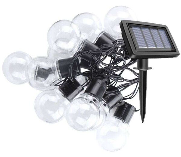 Polifach LED-es kerti Napelemes Fényfüzér 1,8m (P-701)