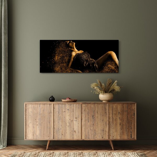 Kép - Egy nő aranyból (120x50 cm)