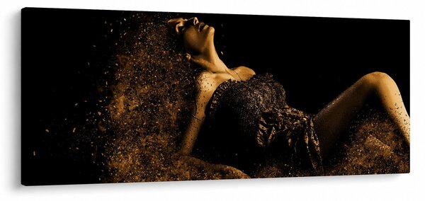 Kép - Egy nő aranyból (120x50 cm)