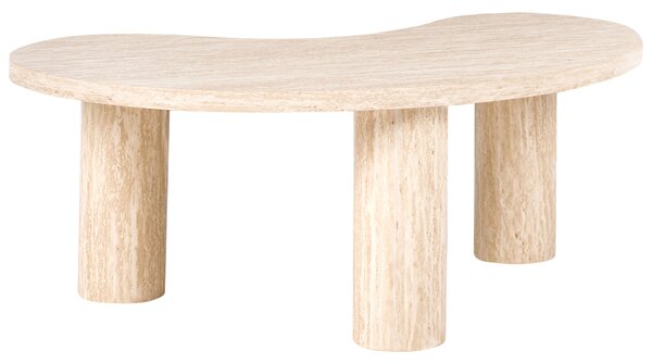 Dohányzóasztal NOMA 52 cm 90 cm Travertin hatású Travertin hatású