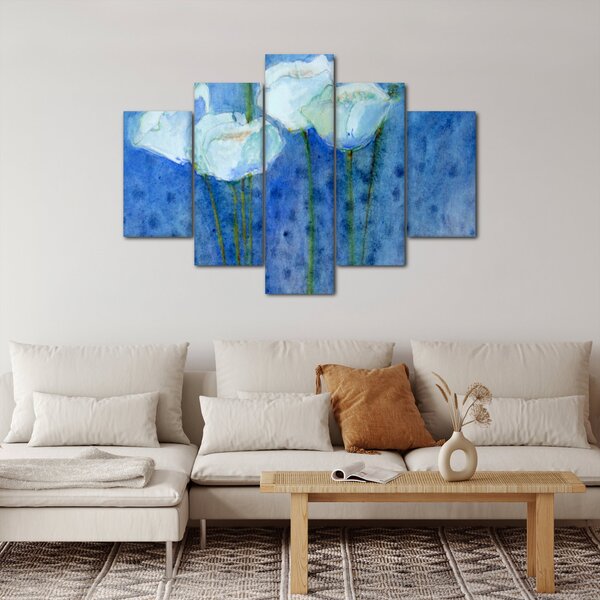 Kép - fehér tulipán (150x105 cm)