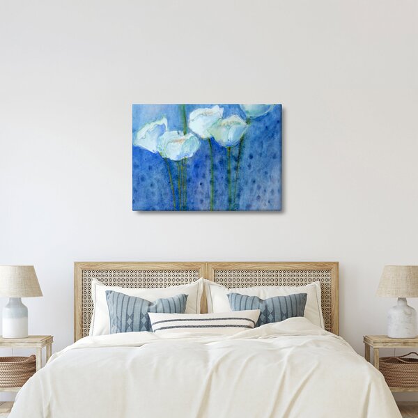 Kép - fehér tulipán (70x50 cm)