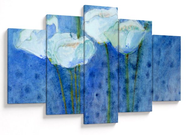 Kép - fehér tulipán (150x105 cm)