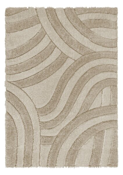 Bézs kézi szövésű szőnyeg újrahasznosított szálakból 120x170 cm Velvet – Flair Rugs