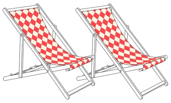Kétdarabos csere nyugágyhuzat szett ANZIO/AVELLINO 113 x 44 cm Piros