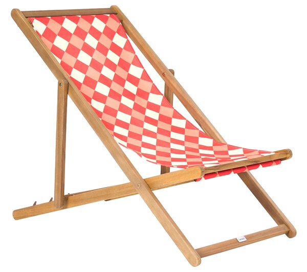 Kétdarabos csere nyugágyhuzat szett ANZIO/AVELLINO 113 x 44 cm Piros
