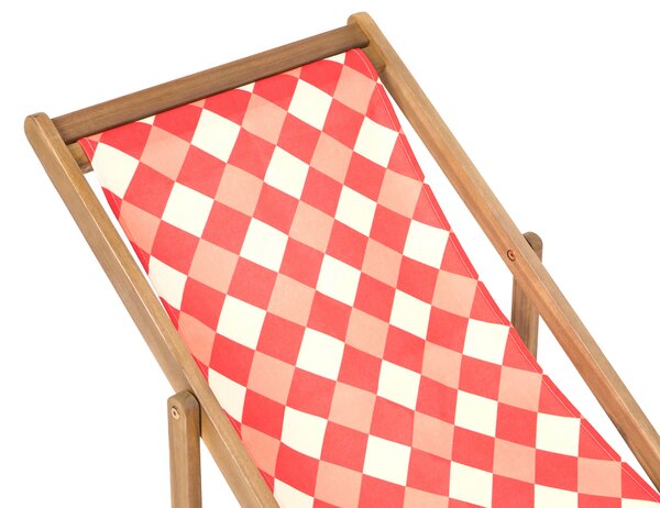 Kétdarabos csere nyugágyhuzat szett ANZIO/AVELLINO 113 x 44 cm Piros