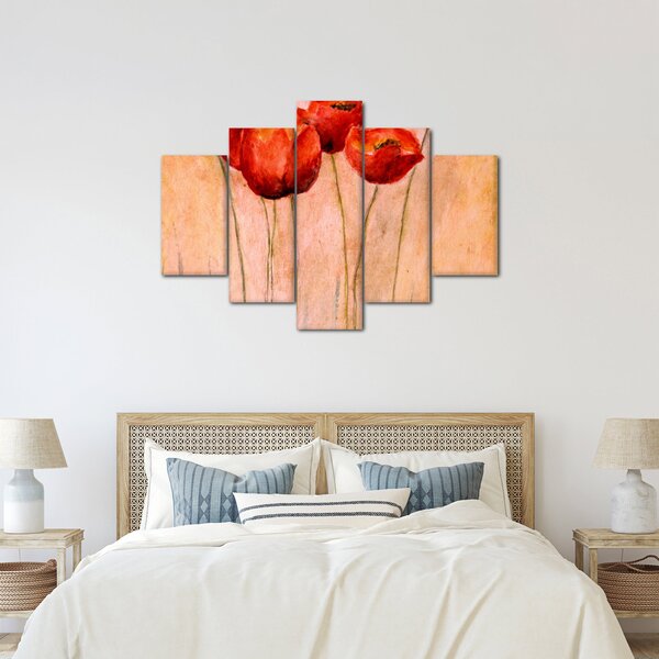 Kép - piros tulipán (150x105 cm)