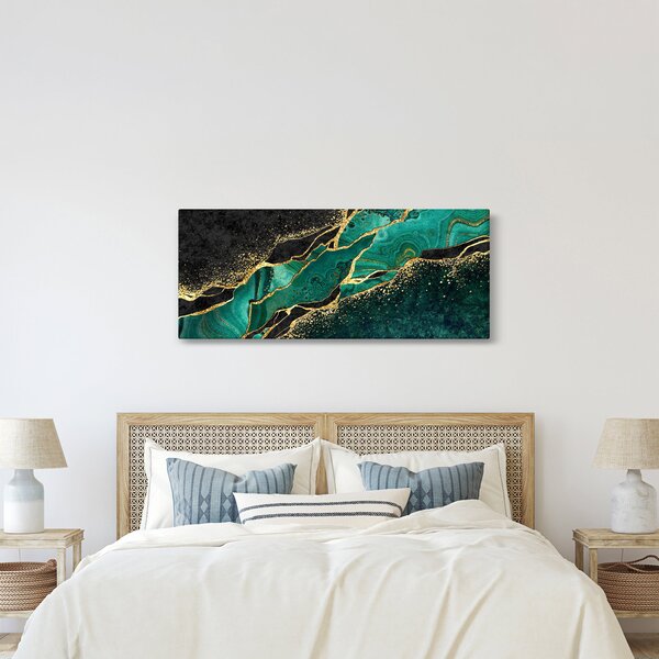 Kép - Kerozin-arany márványozás (120x50 cm)