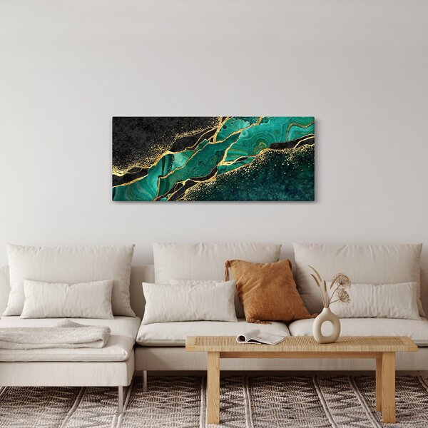 Kép - Kerozin-arany márványozás (120x50 cm)