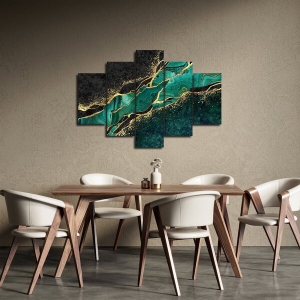 Kép - Kerozin-arany márványozás (150x105 cm)