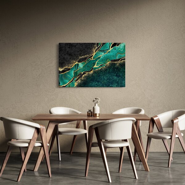 Kép - Kerozin-arany márványozás (90x60 cm)