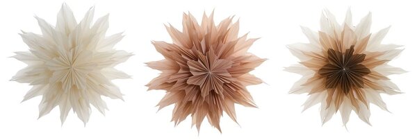 Függődísz háromdarabos szettben LED FORSAN Csillag 41 cm Színes