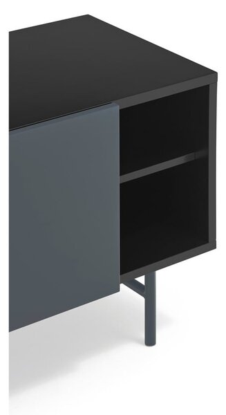 Fekete-antracitszürke TV-állvány 180x56 cm Nube – Teulat