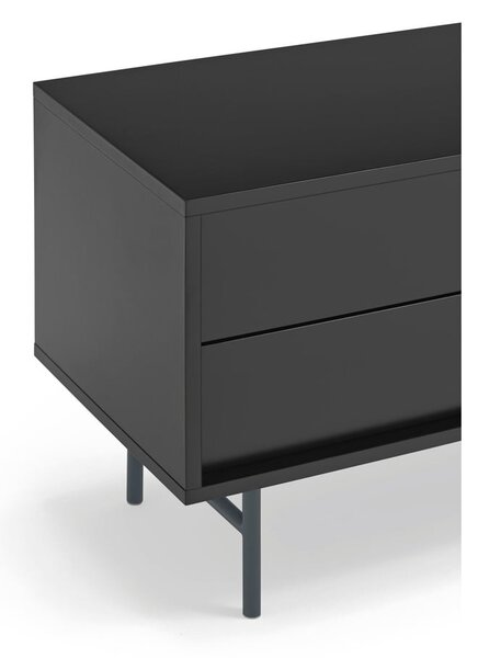 Fekete-antracitszürke TV-állvány 180x56 cm Nube – Teulat